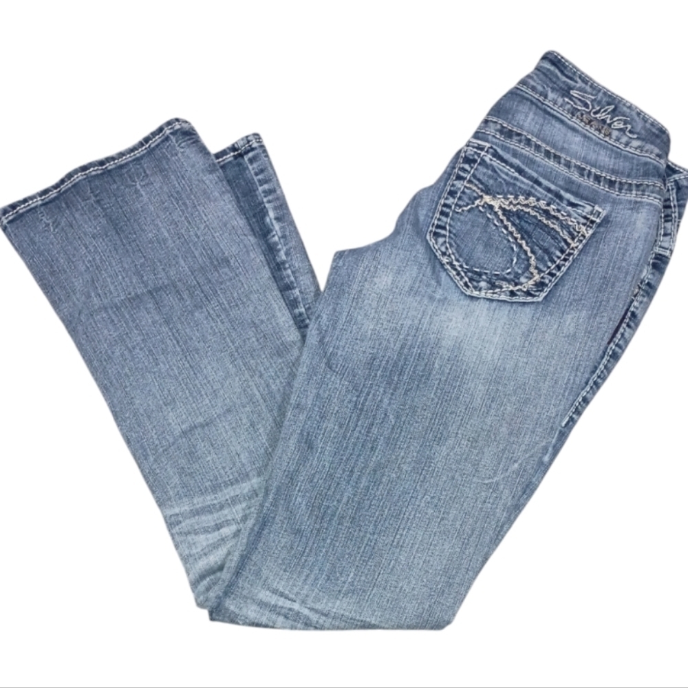 Silver Jeans Light Blue Boot Cut Jeans